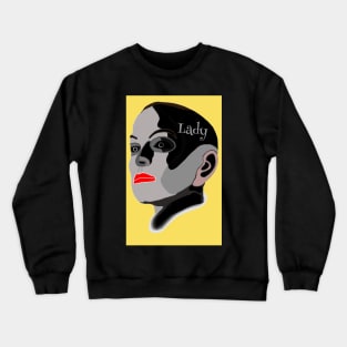 Bold Gothic Woman Crewneck Sweatshirt